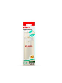 Pigeon - Baby Feeding Bottle With Spoon Food Feeder (12-18 Months)
