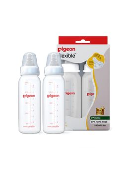 Pigeon - Peristaltic Baby Feeding Bottle (Pack of 2) (12-18 Months)