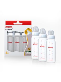 Pigeon - Peristaltic Baby Feeding Bottle (Pack of 3) (12-18 Months)