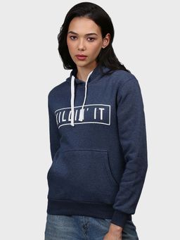 PINACOLADA - Blue Printed Sweatshirt