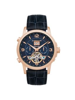 Earnshaw - Marylebone Grand Date Open Heart Automatic Blue Round Dial Mens Watch - ES-8177-07