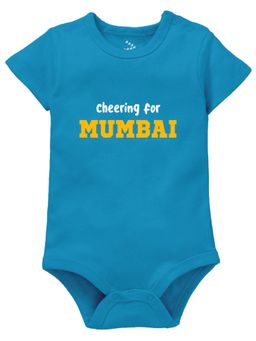 Zeezeezoo - Kids Cheering for Mumbai Printed Cotton Onesie