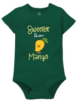 Zeezeezoo - Kids Sweeter than Mango Printed Cotton Onesie