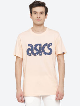 ASICS - Jsy Washer Mix Ss Orange Men Gym & Training T-shirts