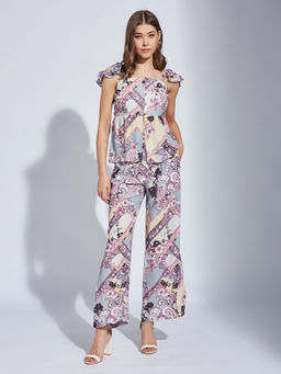 Latin Quarters - Women Multi-Color Printed Casual Co-Ord (Set of 2)