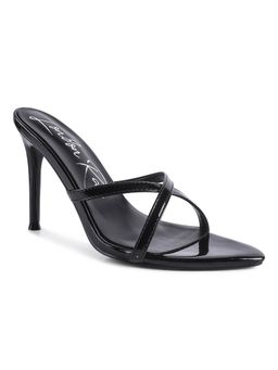 London Rag - Solid Black Heels