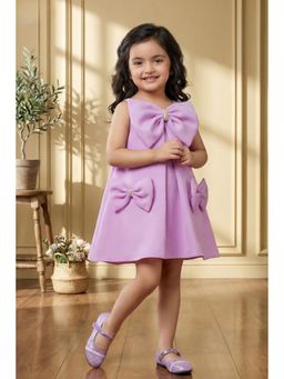 Lagorii - Girls Lavender A-Line Party Dress