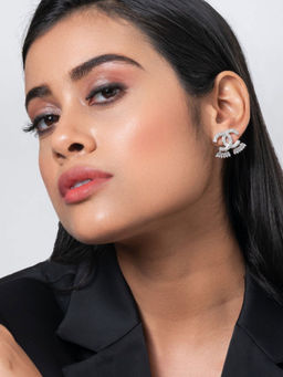 Putstyle - Exquisite Cc American Diamond Earring