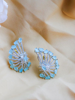 Putstyle - Contemporary Cluster Design Stud Earrings