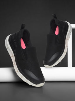 LIBERTY - Leap7x BRISBEN10E Sports Non Lacing Walking Shoes For Women - Black