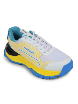 LIBERTY - Freedom STRIKER-1 Sports Lace-Up Cricket Shoes for Men - Yellow