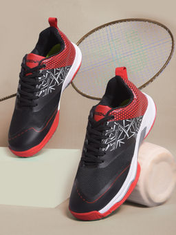 LIBERTY - Freedom UNESKO Sports Lacing Badminton Shoes For Men - Black