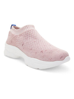 roar for good - BreatheFlex Women's Pink Slip-On Walking Shoes PET Recycled and Ultra Light