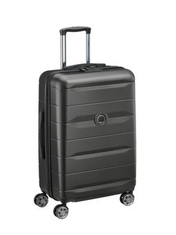 Delsey - Comete Polycarbonate 77 Cm Black Hardsided Large Suitcase (L)