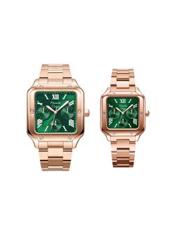 Alexandre Christie - Rose Gold Couple Multifunction Quartz Watch (2B18MFBFRGGNSL) (M)