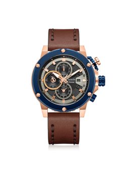 Alexandre Christie - Brown Men Chronograph Quartz Watch (6491GCLURBA) (M)