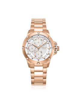 Alexandre Christie - Rose Gold Women Multifunction Quartz Watch (6564BFBRGSL) (M)