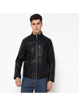 MaheTri - Luxe Black Leather Jacket