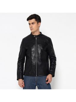 MaheTri - Signature Black Men's Leather Jacket