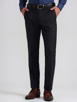 JadeBlue - Men Grey Blended Slim Pant