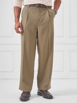 HIGHLANDER - Men's Khaki Wide Leg Pant