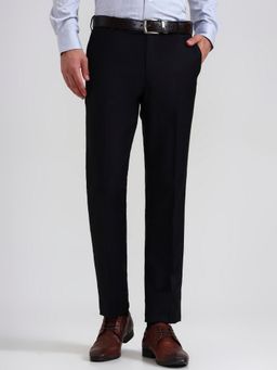 Metal - Slim Fit Black Formal Pant