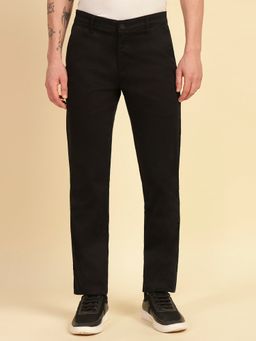 Cantabil - Men's Black Solid Pant