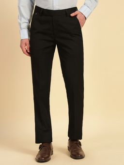 Cantabil - Men's Black Solid Pant