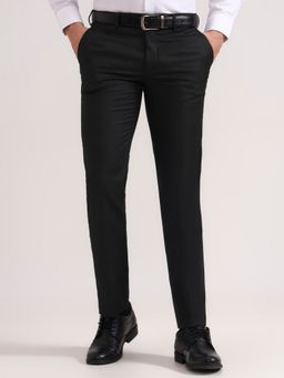 Greenfibre - Men Black Blended Slim Pant
