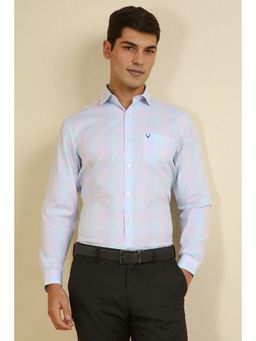 Allen Solly - Men Multi-Color Slim Fit Checks Full Sleeves Formal Shirt