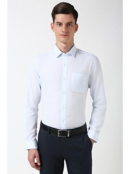 Peter England - Men Light Blue Slim Fit Formal Shirt