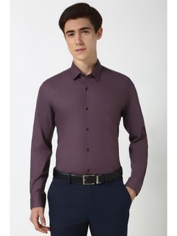 Peter England - Men Purple Slim Fit Formal Shirt