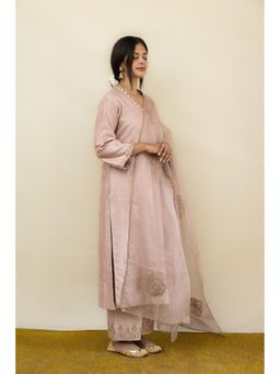 MITHI SUPARI - Mauve Afimi Kurta with Pant and Dupatta (Set of 3)