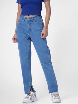 ONLY - Women Solid Blue Jeans