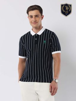 U.S. POLO ASSN. - Men'S Vertical Striped 135 Anniversary Polo T-Shirt