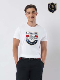 U.S. POLO ASSN. - Men'S Pure Cotton 135 Anniversary T-Shirt