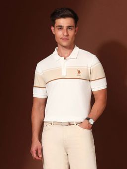 U.S. POLO ASSN. - Men'S Colourblocked Working Holiday Polo T-Shirt