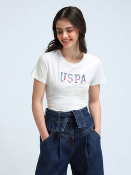 U.S. POLO ASSN. - Boho Applique Regular Fit T-Shirt