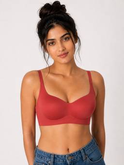 Shop The Edit - Seamless Wireless Push Up Bra