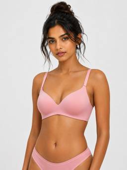 Shop The Edit - Seamless Padded Wirefree T-Shirt Bra
