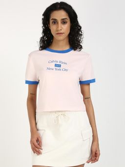 Calvin Klein - Women Pink Color T-Shirt
