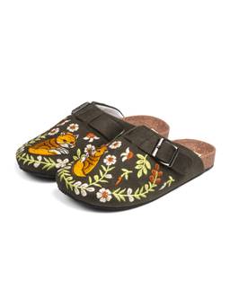 RETTROSE - The Wildflower Fox Luxury Embellished Slides
