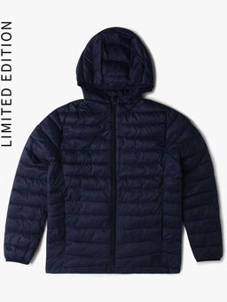 GAP - Navy Blue Boy's Relaxed Fit Hooded Puffer Jacket