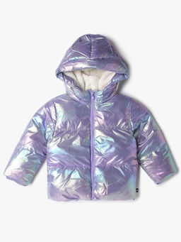 GAP - Metallic Girl's Iridescent Padded Puffer Jacket
