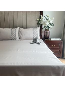 Sadyaska - Ivory Maroc Cotton Rich Bedsheet (King)