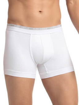 Park Avenue - Men Cotton Blend Solid White Trunk
