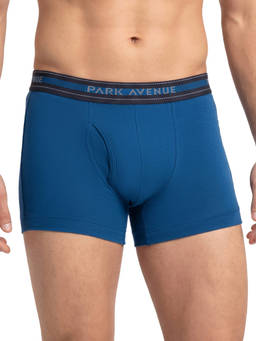 Park Avenue - Men Nylon Blue Solid Trunk