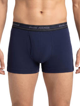 Park Avenue - Men Nylon Blue Solid Trunk