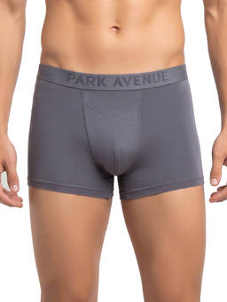 Park Avenue - Men Modal Grey Solid Boxer Brief