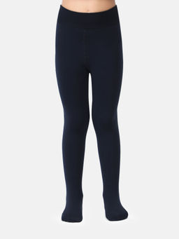 NEXT2SKIN - Navy Blue Kids Winter Warm Ultra Soft Fur Stretchable Thermal Stockings